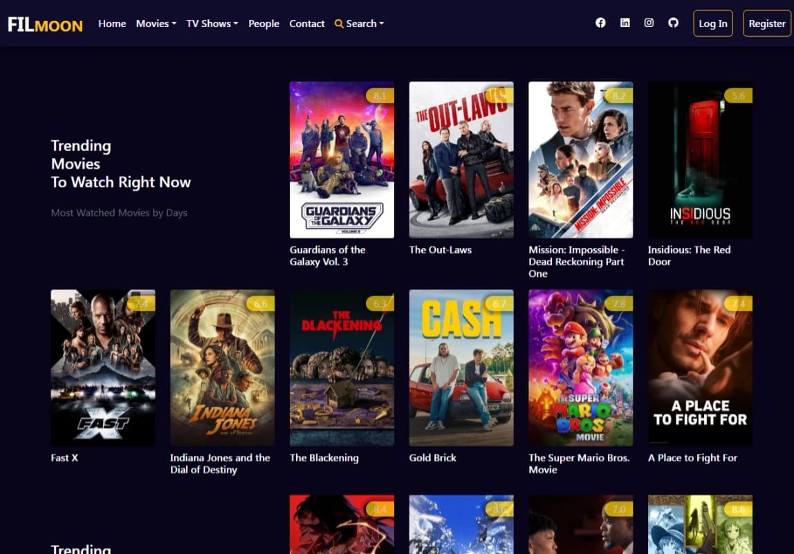 Filmoon Movies Project