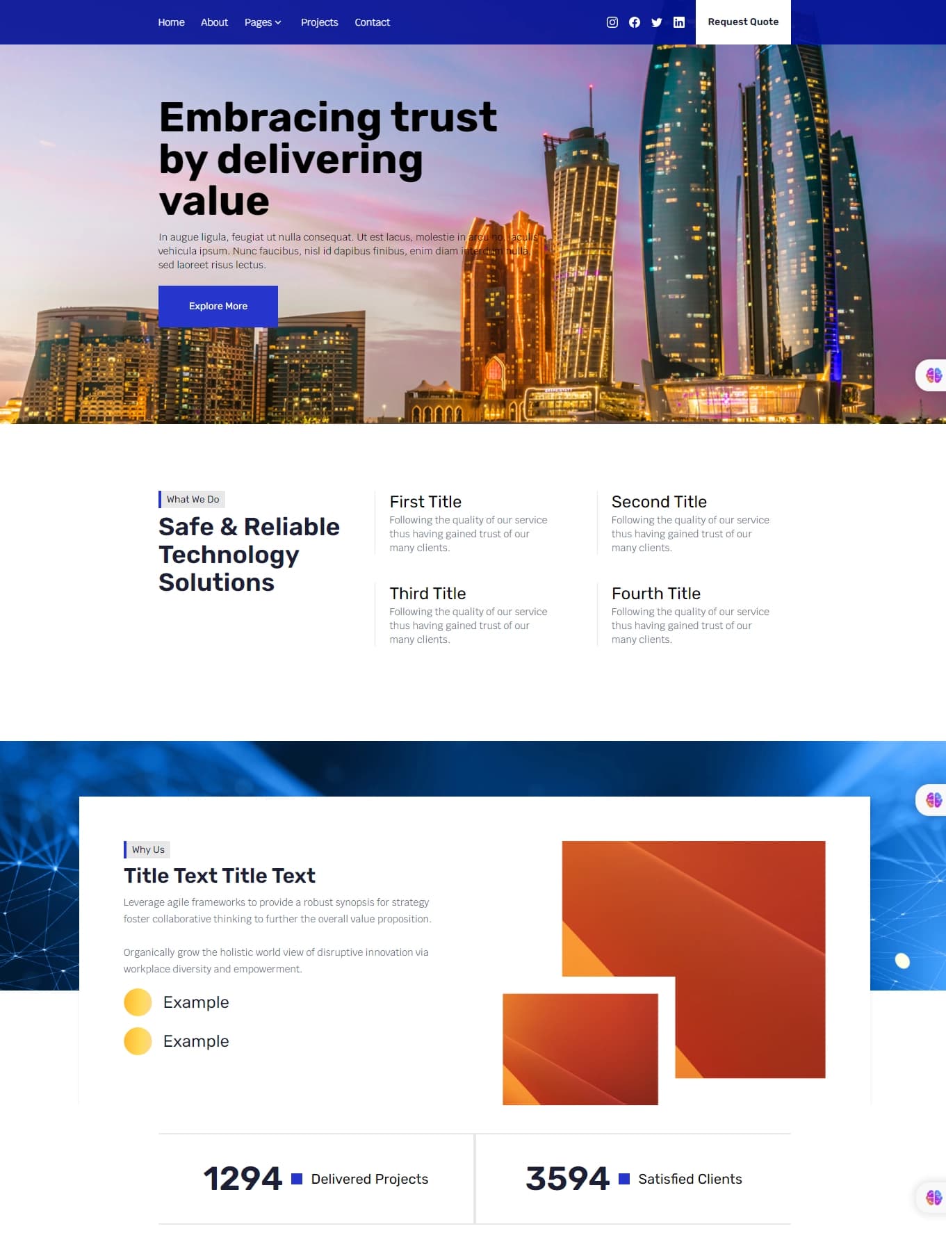 SecureTech Website