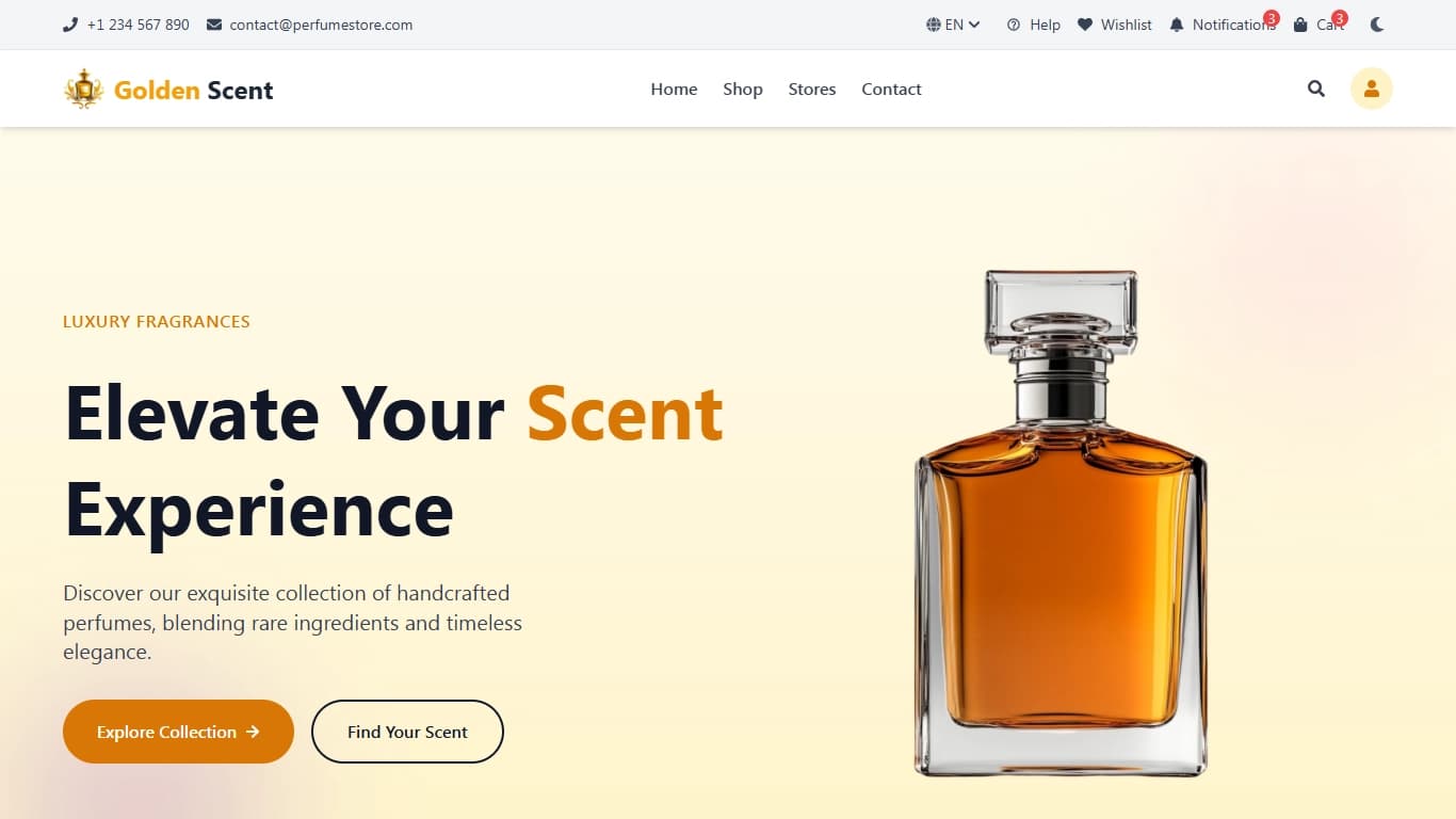 Golden Scent Website