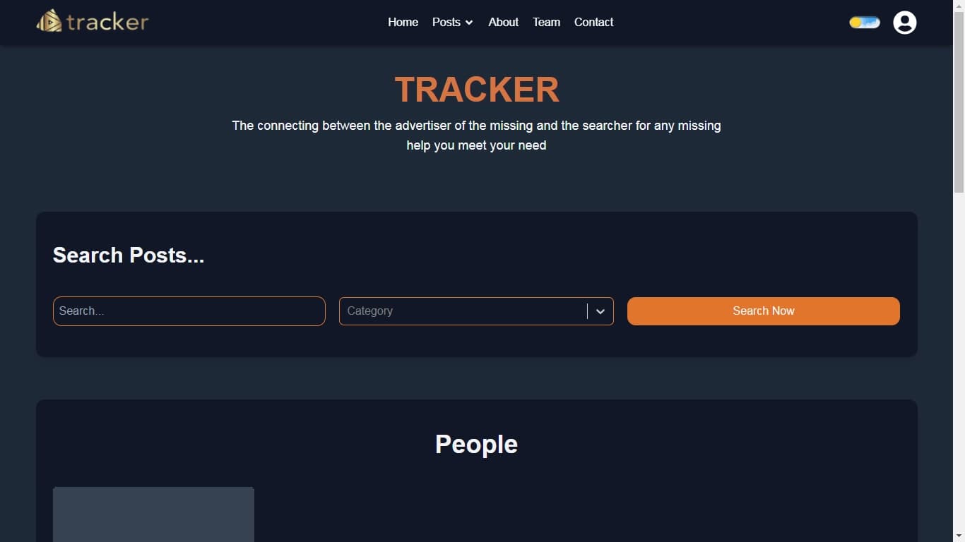 Tracker Graduation Project